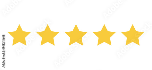 five star icon golden rating rate customer review png file type