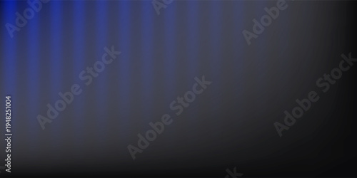 Vibrant abstract background with gradient effect, featuring vertical lines in shades of blue and white, transitioning to black, creating a dynamic visual