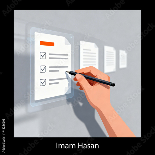 A Man Using A Black Background Artificial Intelligence Techonology 