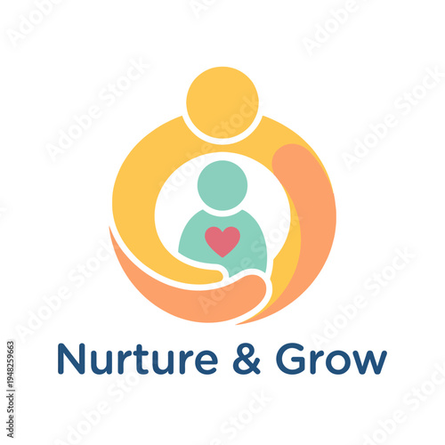 This image illustrates a nurturing embrace between a parent and child, symbolizing love, care, and growth, captured in a warm and inviting visual representation.