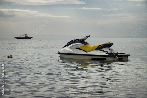 Jet ski on the water surface