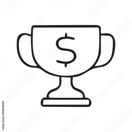 Financial Trophy Icon