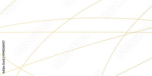 Abstract white background with golden lines . geometric design created using light gold digital net web line tecnology. Seamless luxury geometric premium golden random chaotic lines on transparent bac