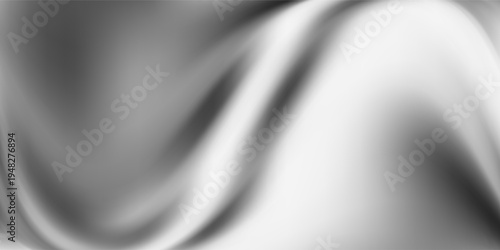 Grey wind line element. Light gris curve speed effect. Air stream flow wavy motion trace. Blowing wind wave concept. Swoosh and swirl stripe path design illustration