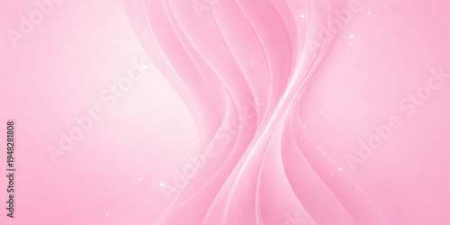 Soft pink and purple abstract background featuring flowing silk texture with wavy lines and light satin curves for a soft vector wallpaper design
