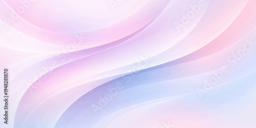 An abstract pink and purple wallpaper features a smooth flow of wave lines and soft curves to create a vector art background with motion energy and a colorful texture design