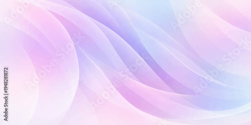 Smooth wave pattern design featuring abstract pink and purple flowing lines with a blue light motion texture for a creative vector wallpaper backdrop