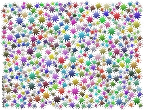 Colorful Dynamic Abstract Burst Shapes Pattern Background Design Swirl Effect