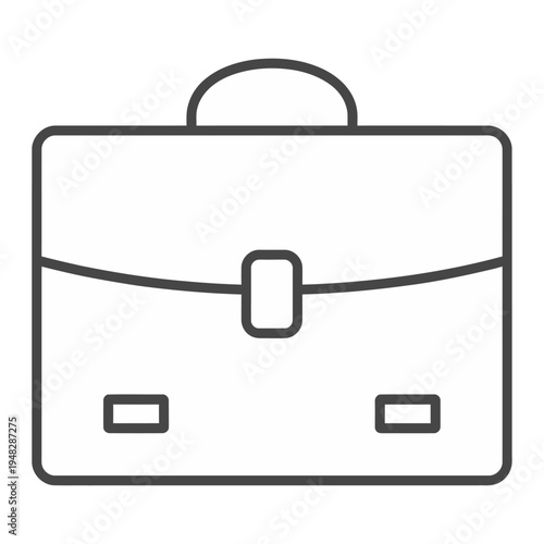 Vector of a stylish briefcase