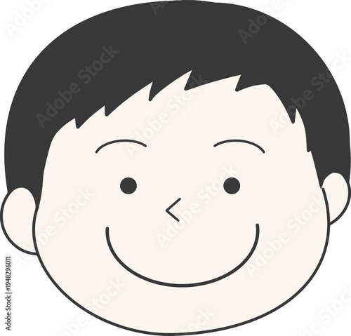 미소 짓고 있는 남자아이