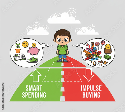 Funny cartoon illustration of a businessman with money as a vector sign symbol for business humor and success