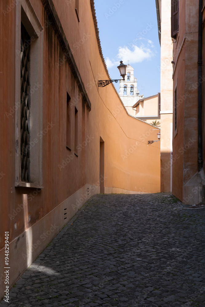 Fototapeta premium Strada di roma