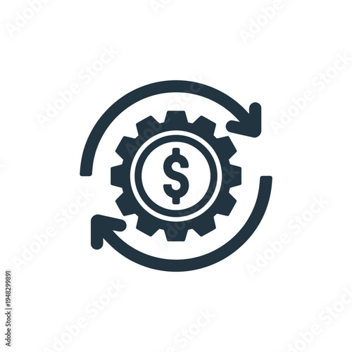 Smart parking system icon with wireless connection and parking sign