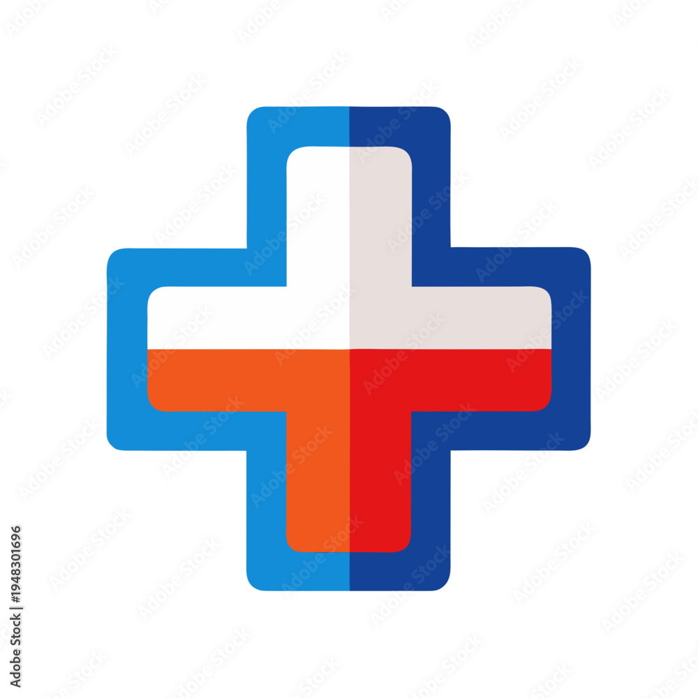 Fototapeta premium medical cross icon