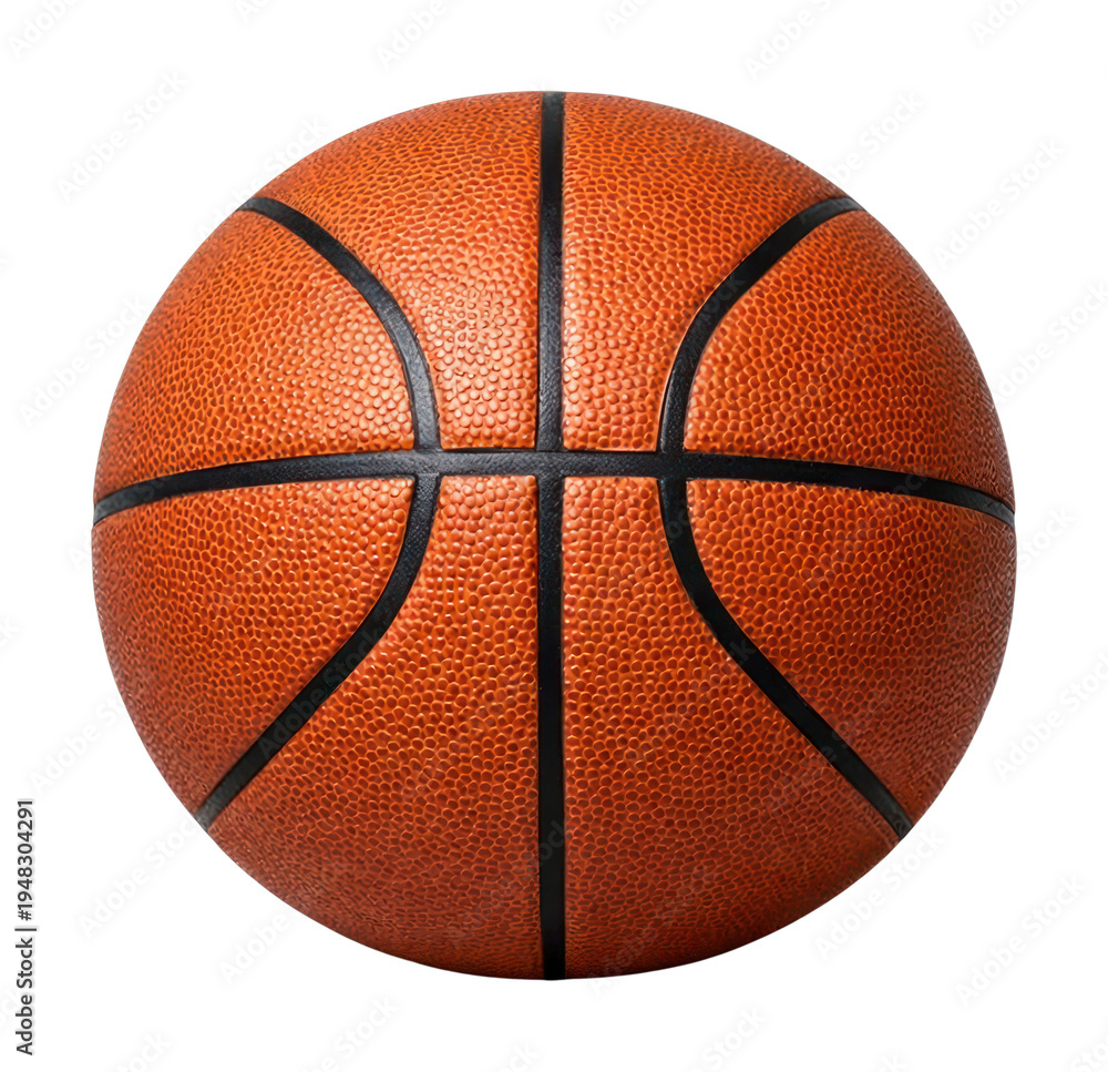 Fototapeta premium PNG Classic textured basketball design.