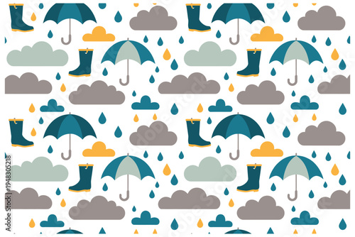 Picnic basket seamless pattern with sandwiches apples and checked blankets for summer outdoor dining theme background and paper wrapping design