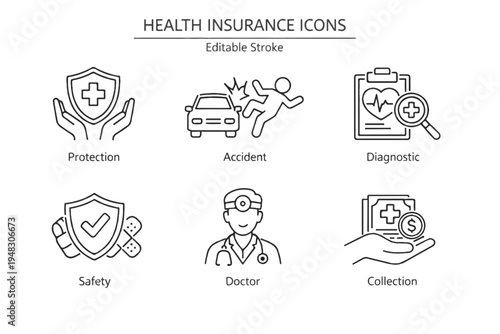 Vintage hand drawn vector icon set featuring a collection of food and coffee sketches as creative design elements for web and mobile illustrations