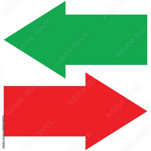 Long arrow icon. long arrow vector. flat style Arrow symbol.  arrow on a white background.EPS10