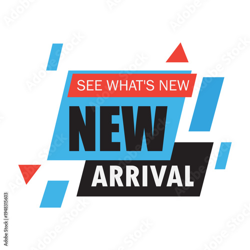 New arrival banner design. business promotion offer.