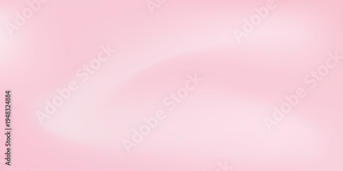 Abstract light pink sakura blossom color background. Vector simple and soft light horizontal backdrop. Blurred gentle gradient. Pastel pink smooth mesh y2k aesthetic. Minimal style. vector eps10