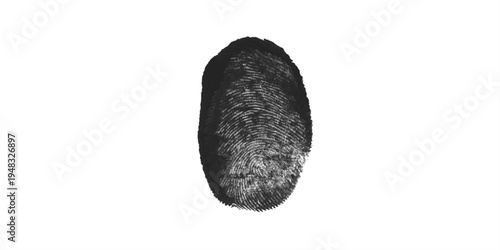 Fingerprint Detail: A close-up, high-contrast image of a single fingerprint, revealing the intricate ridge patterns and unique whorls that make each print distinct. Evokes themes of identity.