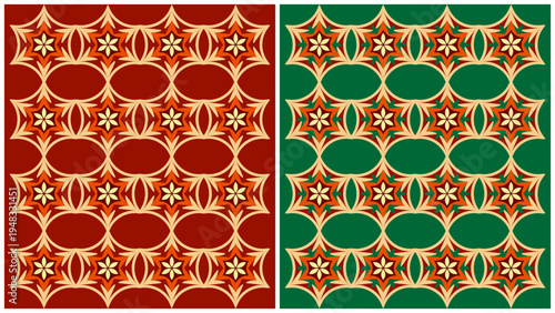 batik modern ornamental for ramadan and eid mubarak background