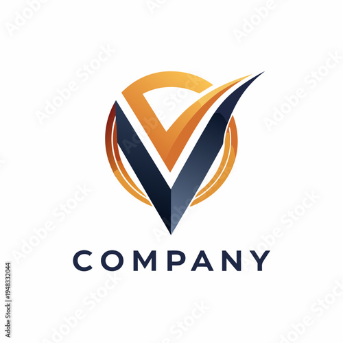 Minimalist type business logo template