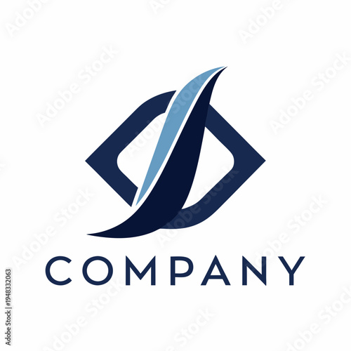 Minimalist type business logo template