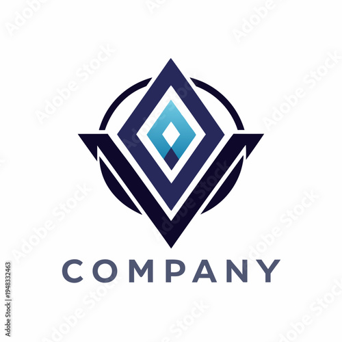 Minimalist type business logo template