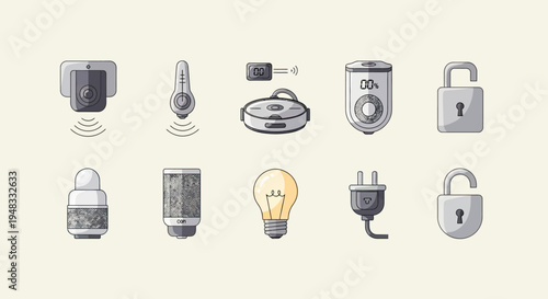 Smart home devices security, lighting, automation, and power