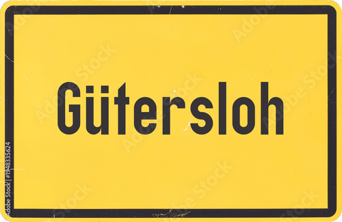 Foto Ortsschild Gütersloh