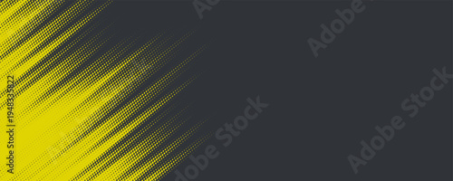 Dots halftone yellow and dark blue color pattern gradient grunge texture background. Dots pop art sport style vector illustration. eps10