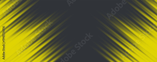 Dots halftone yellow and dark blue color pattern gradient grunge texture background. Dots pop art sport style vector illustration. eps10