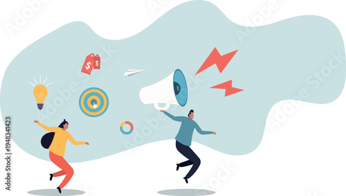 Marketing, advertising and customer communication, digital marketing or pr via social media to drive sales or brand awareness.human life and situation.