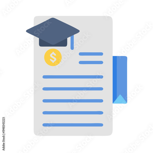 College fund planning for future or education expenses concept