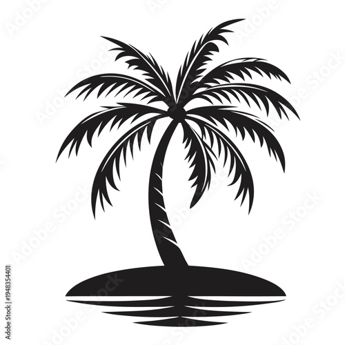 Elegant black and white vector design of a violin bow