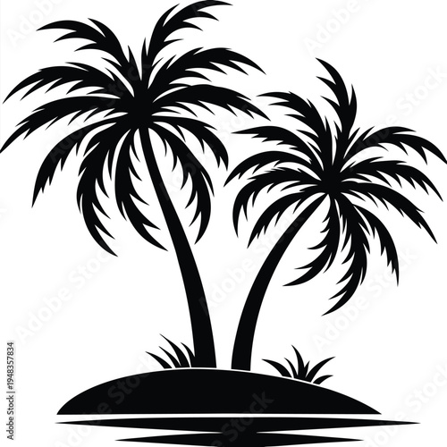 Simple black and white vector illustration depicting a treasure chest full of gold