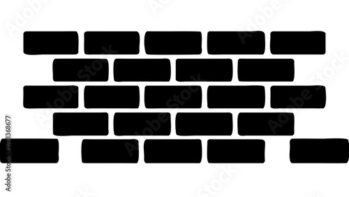 Brick wall background vector