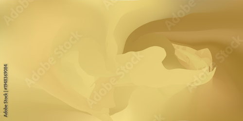 Gold wall texture background. Yellow shiny gold foil paint on wall sheet with gloss light reflection, vector ilustartion eps10 gradien mash