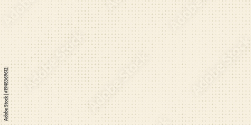 Vintage beige halftone paper texture. Retro craft ecru wallpaper with speckles, flecks, particles. Light cream grunge grain overlay background. Dirty dotted specked canvas material backdrop. Vector