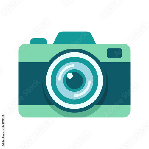 This minimalist camera graphic design represents the art of photography, emphasizing simplicity and creativity, perfect for showcasing photography services or creative projects.