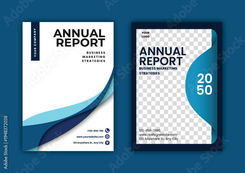 Modern Business Proposal Template for Corporate Presentation and Company Report Design