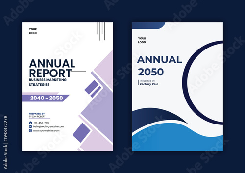 Modern Business Proposal Template for Corporate Presentation and Company Report Design