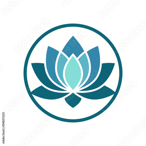 This image features a beautifully stylized lotus flower, representing peace, purity, and enlightenment, creating a calming atmosphere associated with spirituality and mindfulness.