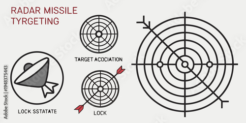 radar speed gun target with metric units Vector