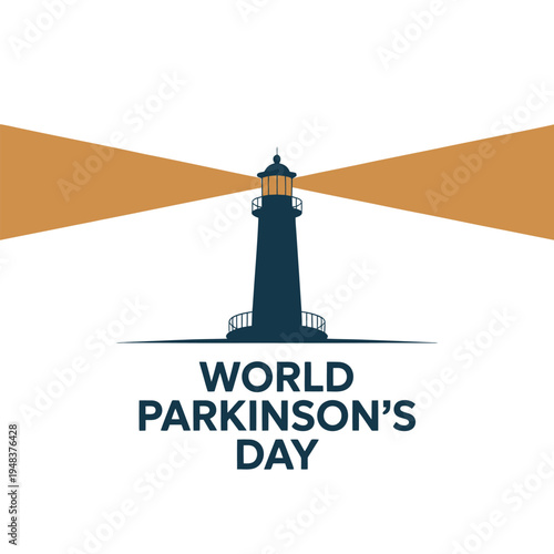 World Parkinson's Day Lighthouse Design for Awareness, Guidance, and Hope