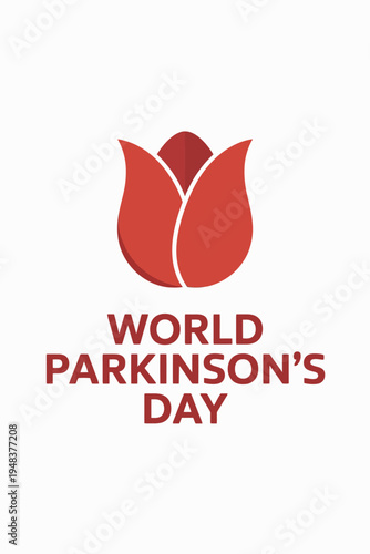 World Parkinson's Day Tulip Design for Awareness and Hope