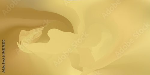 Gold wall texture background. Yellow shiny gold foil paint on wall sheet with gloss light reflection, vector ilustartion eps10
