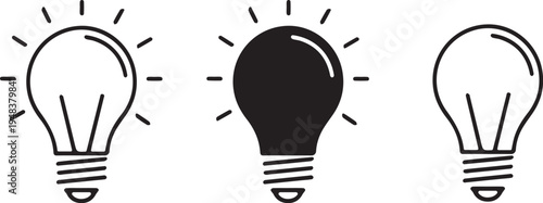 Light bulb ideas and inspiration concept