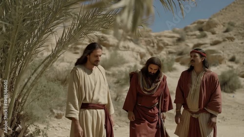 Jesus Meets Philip and Nathanael and Tells Them to Follow Him